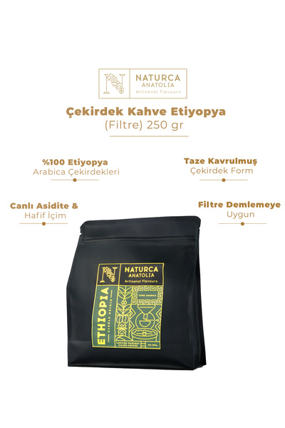 Naturca Çekirdek Kahve Etiyopya 250g