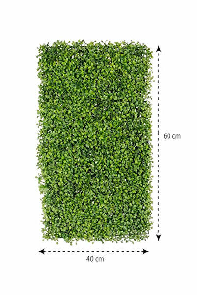 OEM Set 10 buc Panou Gard Artificial Verde 60x40 cm, Rezistent UV, Montaj Uso...