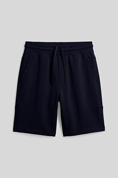 TOMMY LIFE Lacivert Rahat Form Bağcıklı Cep Detaylı Battal Büyük Beden Erkek ...