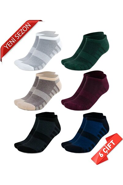 DAYCO Premium Seamless Bamboo Men's Super Booties Socks -10539-AST-36-40