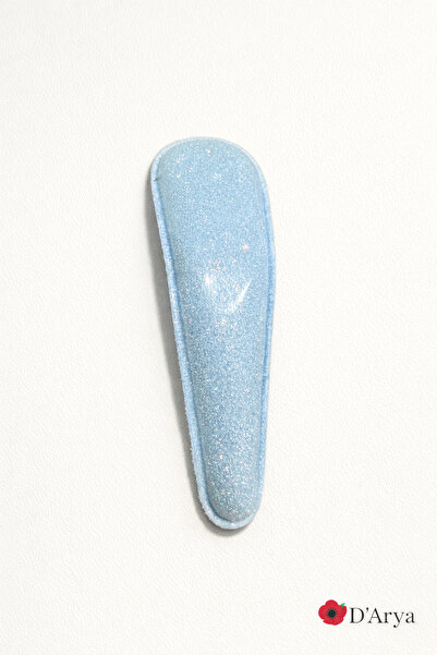 Darya Dd455 Blue Glitter K-Beauty Style Girls' Hair Clip