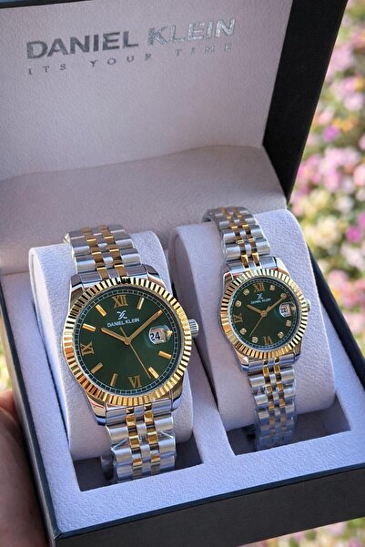 Daniel Klein Çelik Kordon Takvimli Kadran 3 Atm 2 Yıl Garantili Sevgili Kombi...