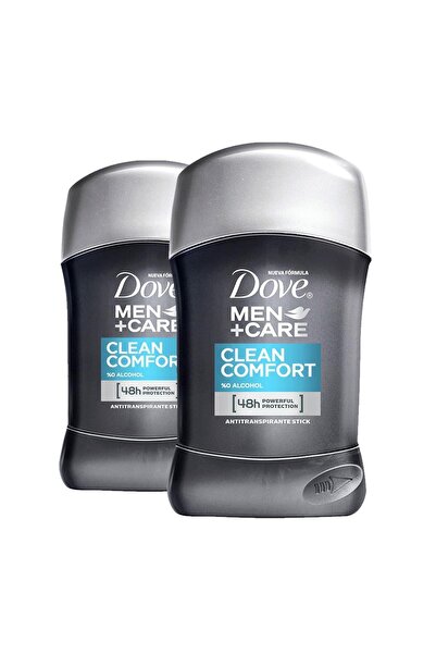 Dove Men Erkek Deodorant Stick Clean Comfort Stick 50 ml X2
