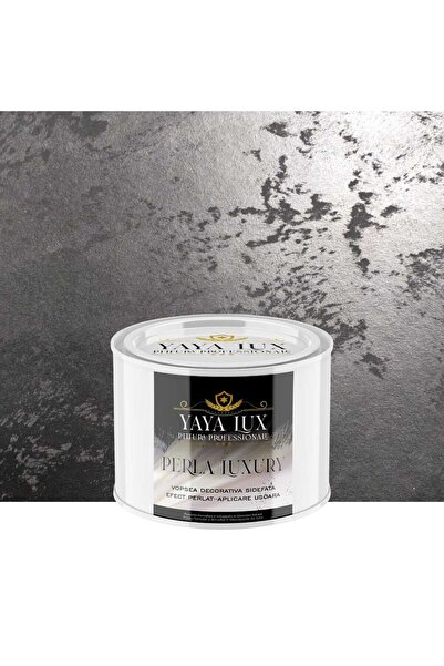 YaYa Color Vopsea decorativa de Lux, Perla Luxury cu Fulgi Perlati, Negru, 0....