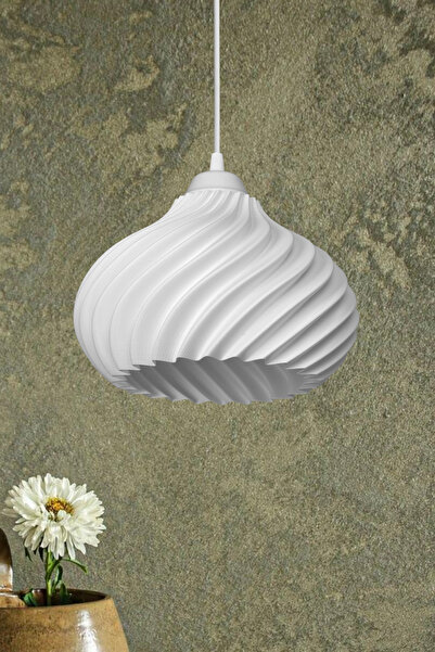 decory Yummy Beyaz Avize Yatak Odası,mutfak,oturma Odası Tasarım Tekli Sarkıt...