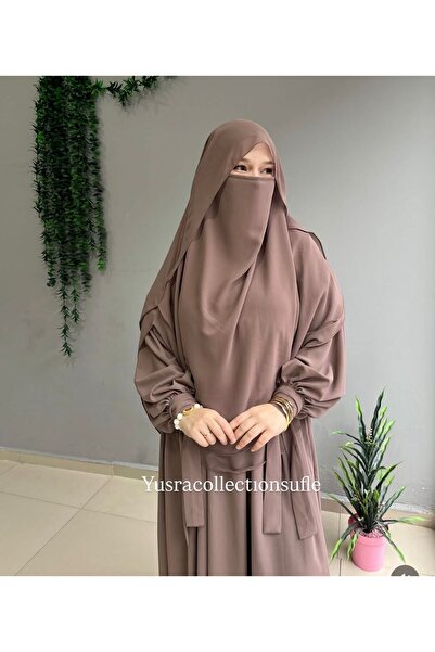 Yüsra Collection Liza Elbise Ve Gölgeli Sufle 2”li Takım