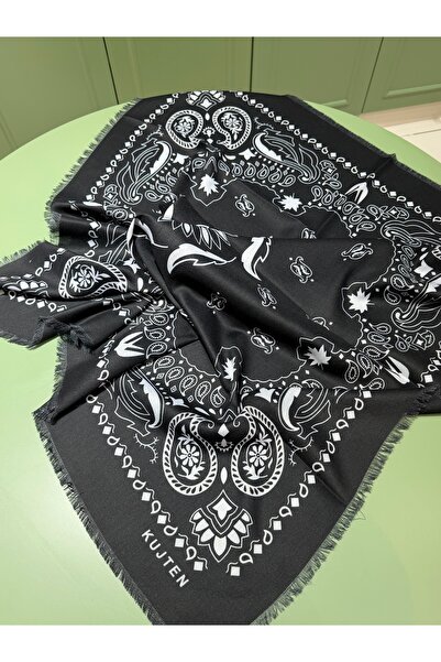 Brands Mev Kujtn püsküllü kaşmir şal