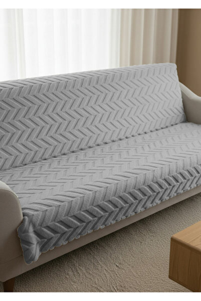Sivalde غطاء أريكة/سرير قابل للتحويل/كنبة رمادي اللون مع قاعدة إسفنجية مانعة ...