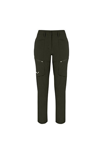 Salewa Pantaloni trekking dama Puez Durastretch Cargo-Kaki-44/38