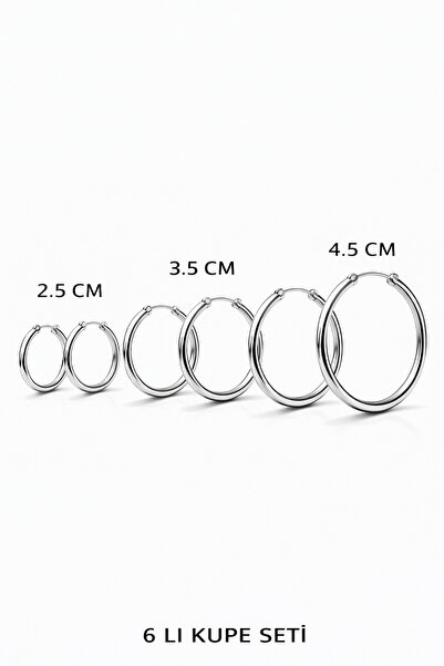 Jack Ferrero ZİRKON TAŞLI ÇELİK 6'LI KADIN KÜPE