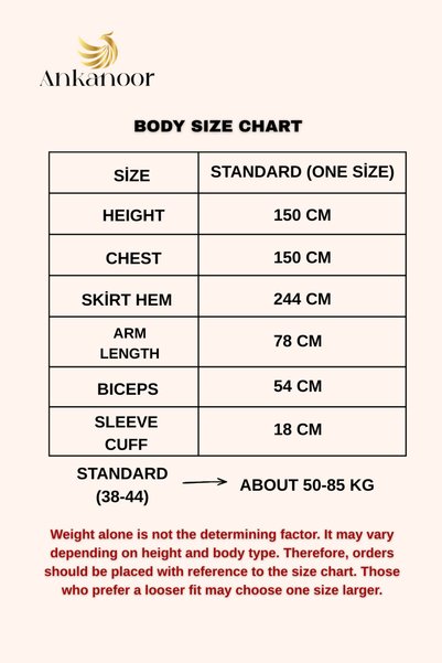 Nissra Ankanoor Dubai İpeği Çift Fırfırlı Salaş Elbise 150 CM Anka255068