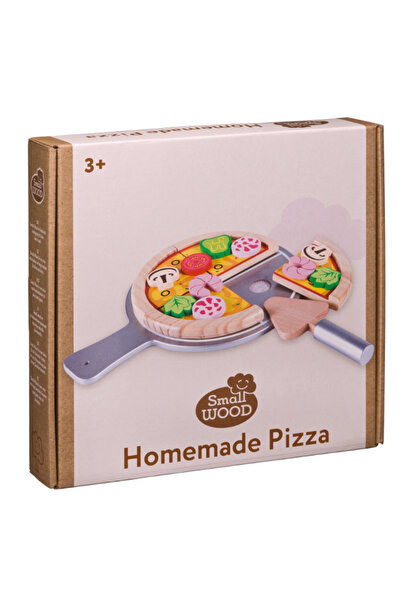 Smallstuff Set mic de pizza de casă din lemn (L40153)