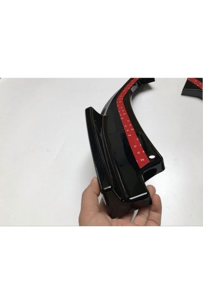 Genel Markalar Cıvıc Fc5 2016-2020 Içın Uyumlu Arka Çıkıntılı Flap Pıano Black