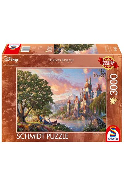 Schmidt Puzzle Thomas Kinkade Disney Lumea Magică a Bellei 3000 piese (SCH7372)