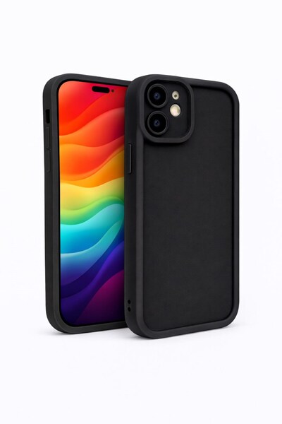 Vissona iPhone 12 MİNİ Kılıf – Kamera Çıkıntılı – Mat Silikon Telefon Kılıfı