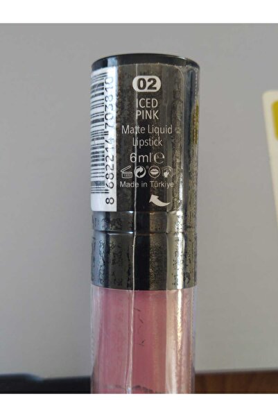 Genel Markalar Mon Amour Matte Liquid Lipstick Ruj 02 Iced Pink Buzlu Pembe