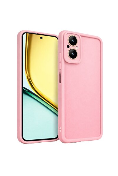 Vissona Realme C67 Ve Realma 12 lite Uyumlu Kamera Çıkıntılı Mat Silikon Tele...