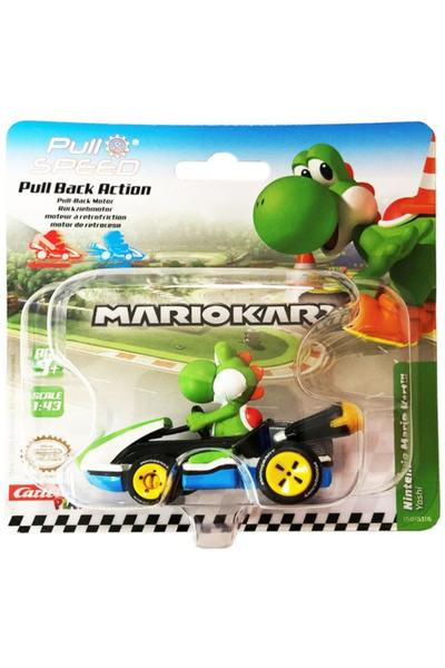 Carrera Mașină de curse Pull&Speed, Mario Kart 8 – Yoshi, 5,2 cm