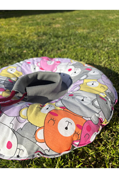 Petris Kedi Köpek Elizabeth Yakalık Operasyon Boyunluk Yastığı Poplin Kumaş (...