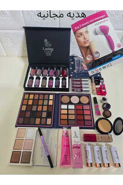 soft rose A makeup collection with multiple varieties and distinctive colors ...
