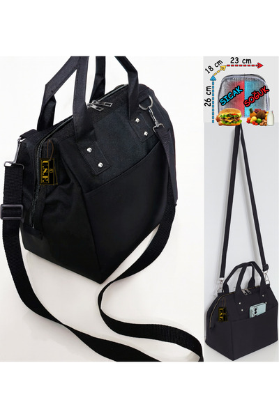 Genel Markalar Isı Yalıtımlı Su Geçirmez Termal Çanta Yemek Taşıma Beslenme Ç...