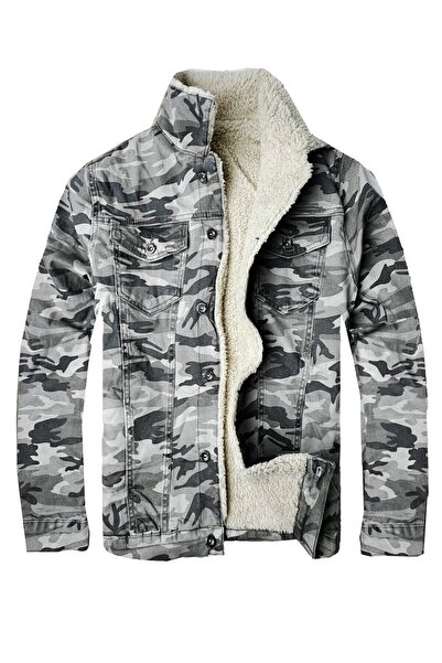 alaska the last frontier R.lion Slim Fit Blan Denim Coat Premium Denim Camufl...