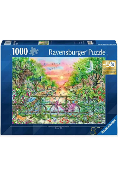 RAVENSBURGER Puzzle Biciclete Amsterdam 1000 buc (12001089)