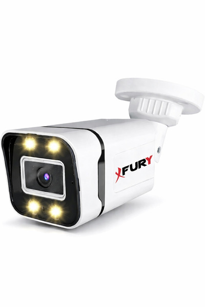 FURY 5mp Lens 1080p 4 x Ultra Led Gece Renkli Full HD Suya Dayanıklı Güvenlik...