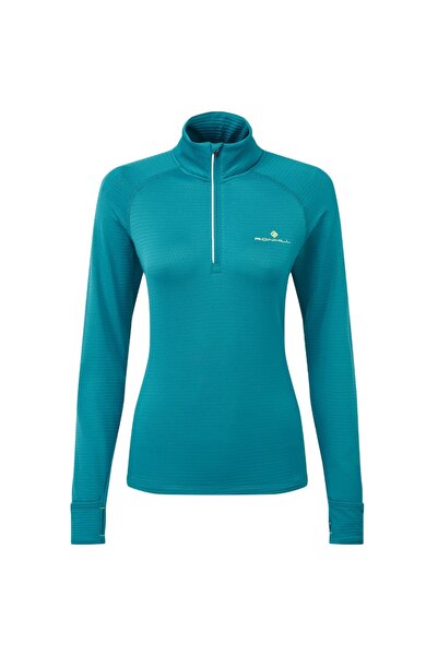 Ronhill Bluza alergare dama Tech Winter 1/2 Zip FW 2024-Albastru-M