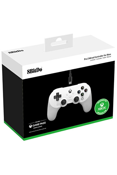 8Bitdo Pro 2 cu fără sârmă, alb - Xbox Series X