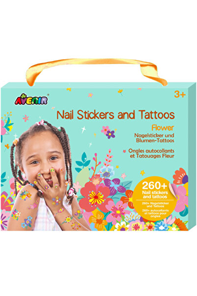 AVENİR Nail Stickers and Tattoos Flower (58NA218207)