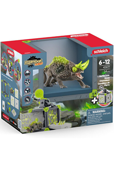 SCHLEICH Cameleonul de piatră BattleCave (42677)