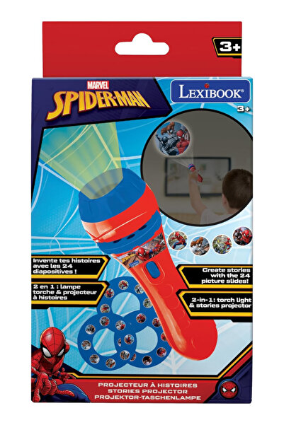 LEXIBOOK Proiector și lanternă Spider-Man Stories (LTC050SP)