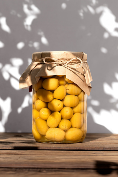 HASANBEY ÇİFTLİĞİ Dolgulu Yeşil Zeytin Limonlu 500 gr