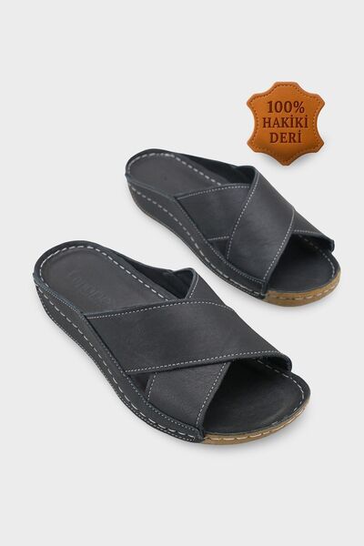 Capone Outfitters Papuci de damă Sophi din piele naturală, moi și confortabili