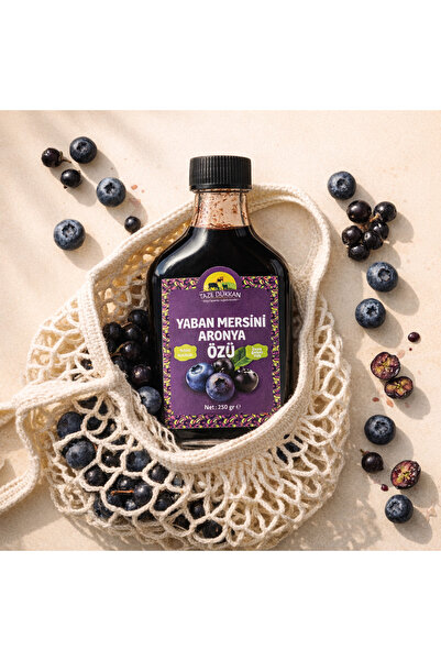 Taze Dükkan Yaban Mersini & Aronya Özü 270 ml %100 doğal Özel Karışım