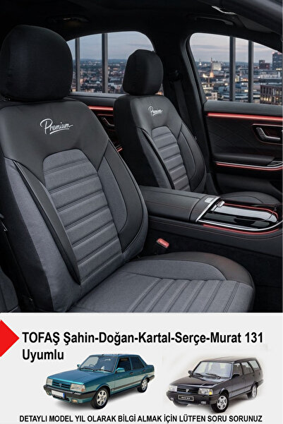 GM-DESIGN Premium Series Luxury Linen Car Seat Cover (Compatible with Tofaş K...