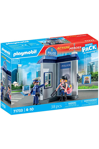Playmobil Pachet de început Cameră de poliție (71733)