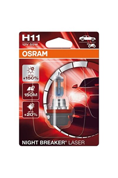 Osram Bec auto H11 OSRAM Night Breaker Laser Next Generation +150%, 12V 55W