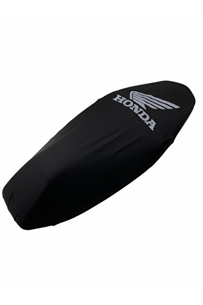 monero Honda PCX 150 Koltuk Kılıfı Siyah-Beyaz Baskılı