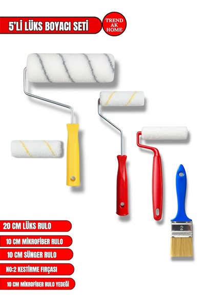 CNK مجموعة فرشاة دوارة للرسم الاحترافية مكونة من 5 قطع