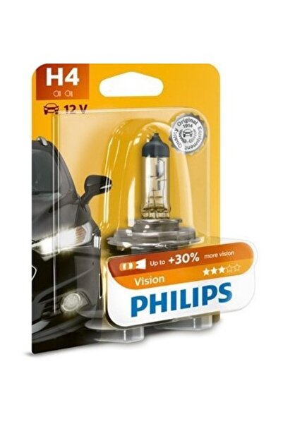 Philips Bec auto Philips H4 Vision +30% 12V 55W