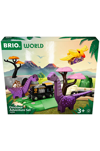 BRIO Set de trenulețe cu dinozauri (36094)