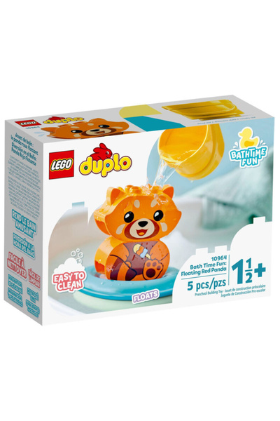 LEGO DUPLO Primul Meu: Distracție la Baie: Panda Roșu Plutitor (10964)