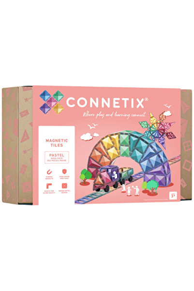 Connetix Pachet Mega Pastel 202 Bucăți (CT-P-00202-ME)