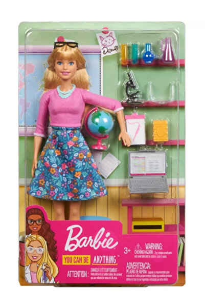 Barbie Papusa Blondă Profesoară (GJC23)