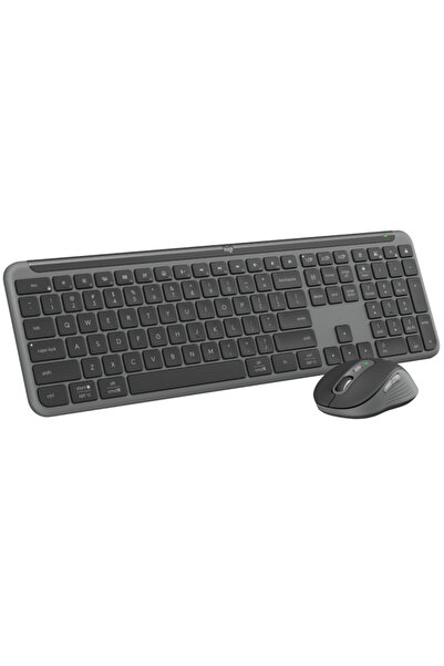 logitech Tastatură și mouse wireless Signature Slim MK950 Graphite (Nordic) - PC