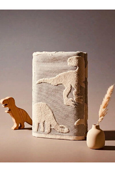 PIRILTI COLLECTION منشفة شاطئ طبيعية - منقوشة (مقاس 70×140 - قطعة واحدة)