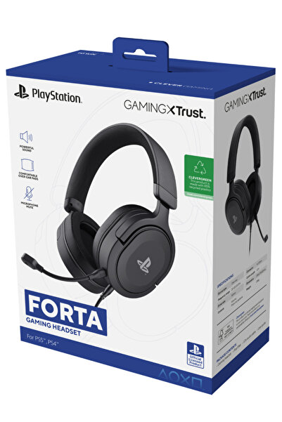 Trust Casti GXT498W Forta Black - Playstation 5