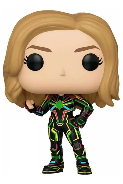 Funko Pop Marvel Căpitanul Marvel Căpitanul Marvel (Costum Neon) (Strălucește...